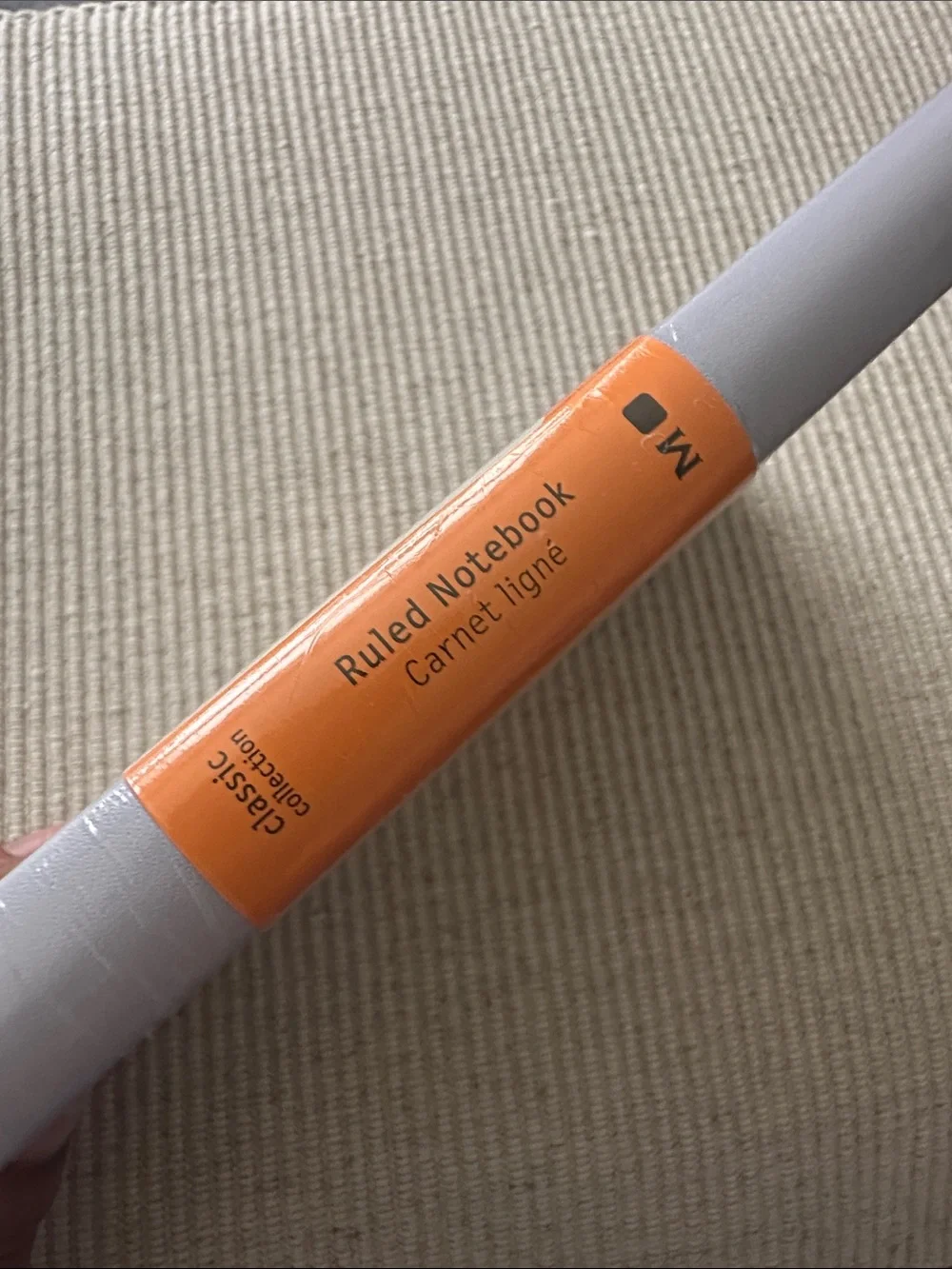 Moleskine hardcover ruled